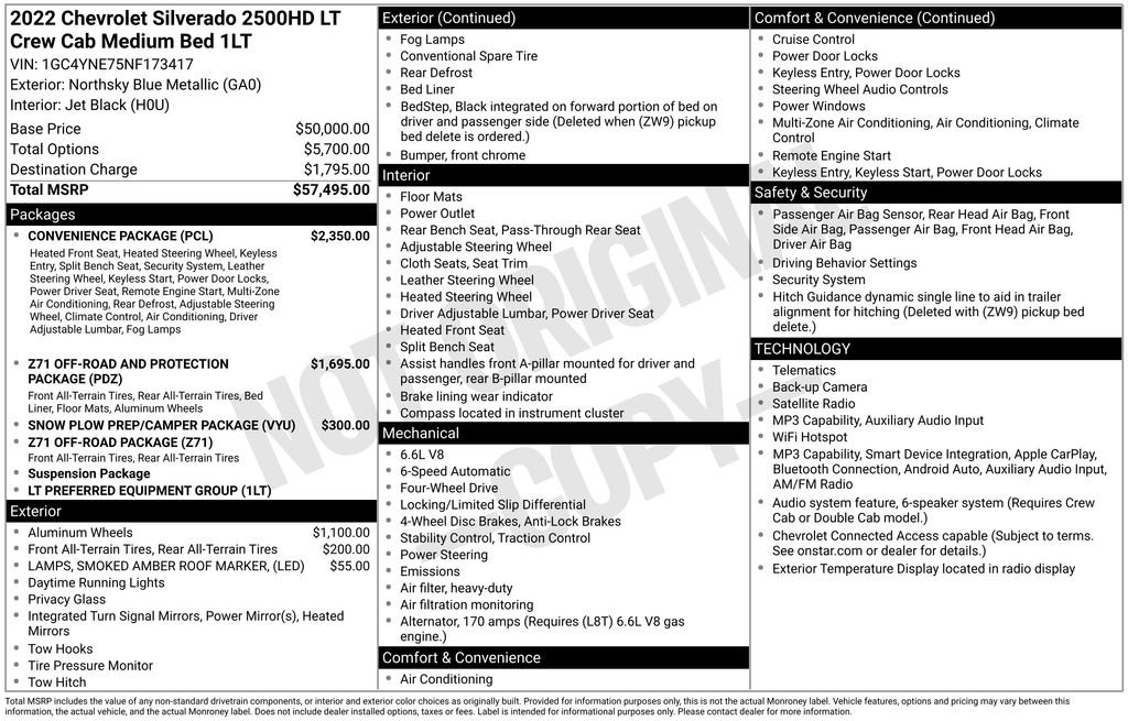Used 2022 Chevrolet Silverado 2500 LT w/ Convenience Package AWD/4WD image 11