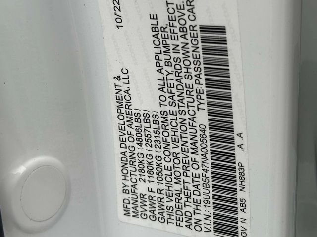 Used 2022 Acura TLX w/ Technology Package FWD image 17