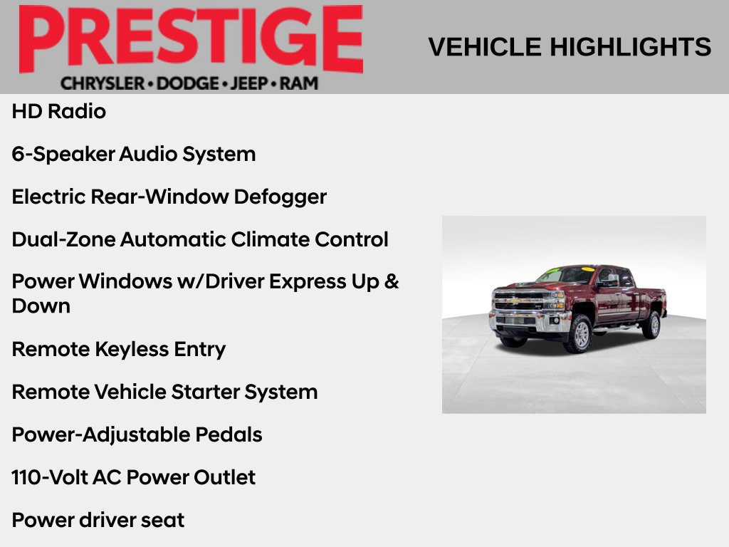 Used 2017 Chevrolet Silverado 2500 LTZ w/ Duramax Plus Package AWD/4WD image 4