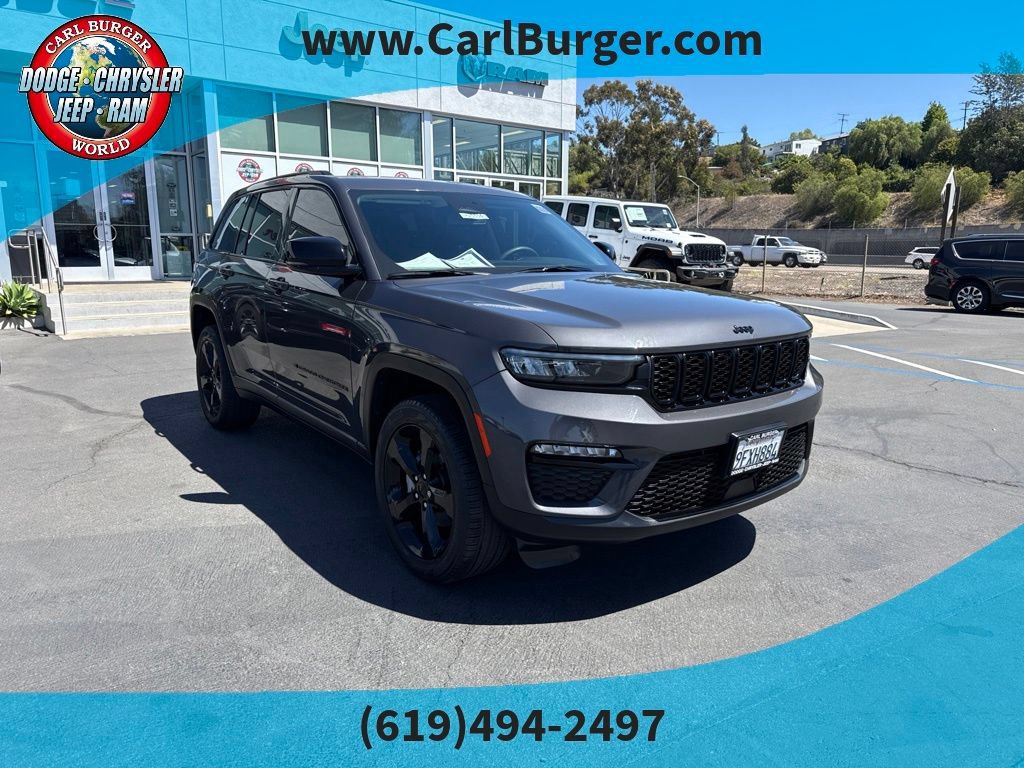 Certified 2023 Jeep Grand Cherokee Limited w/ Black Appearance Package