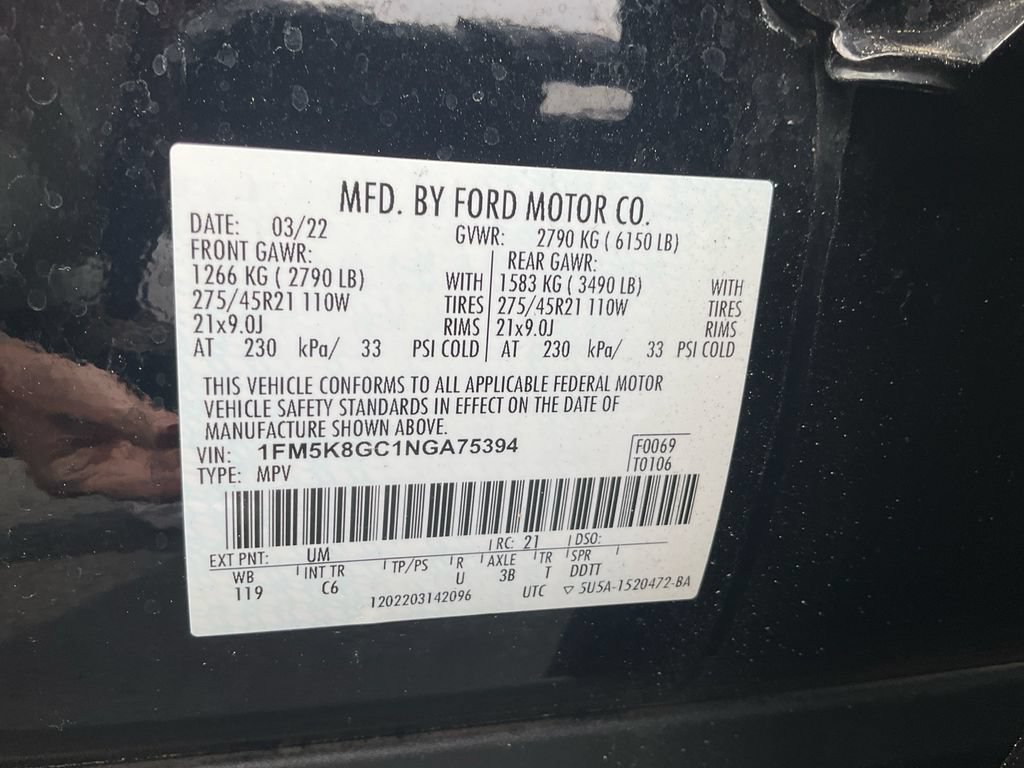 Used 2022 Ford Explorer ST w/ Equipment Group 401A AWD/4WD image 18