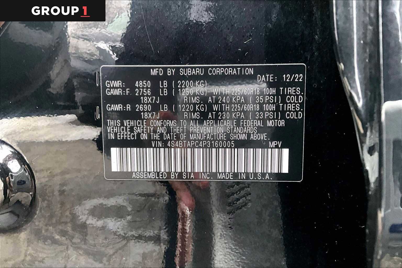 Certified 2023 Subaru Outback Touring image 34