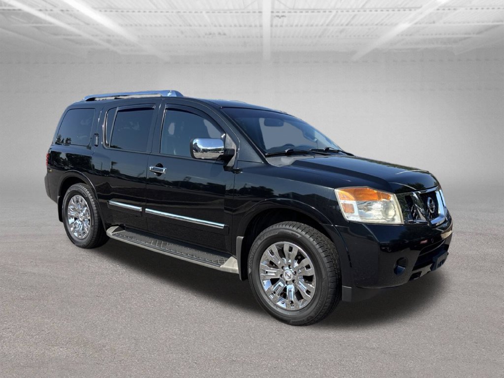 Used 2015 Nissan Armada Platinum w/ 2nd Row Captain Seat Package AWD/4WD image 2