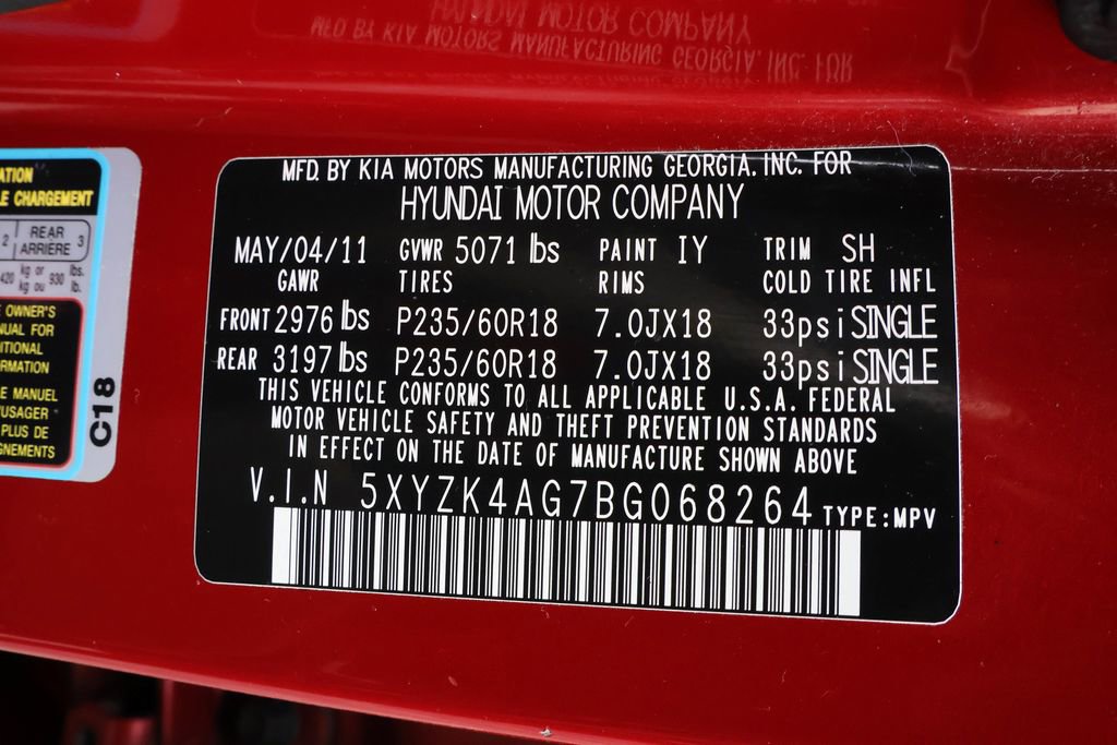 Used 2011 Hyundai Santa Fe Limited image 42