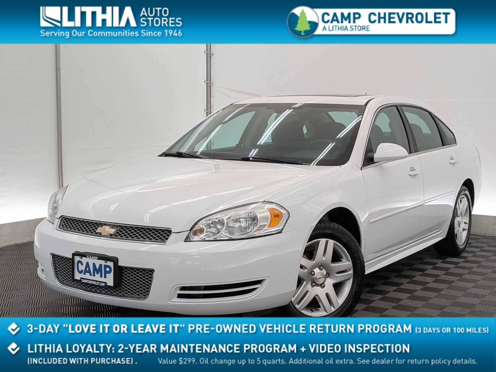 Used 2012 Chevrolet Impala LT w/ LT Sunroof Package