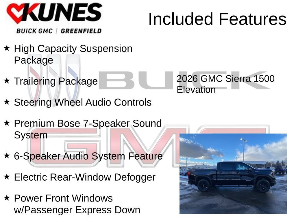 New 2026 GMC Sierra 1500 Elevation w/ Elevation Premium Package image 4