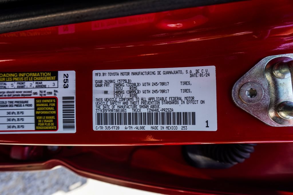 Used 2024 Toyota Tacoma SR5 w/ SR5 Upgrade Package RWD image 42