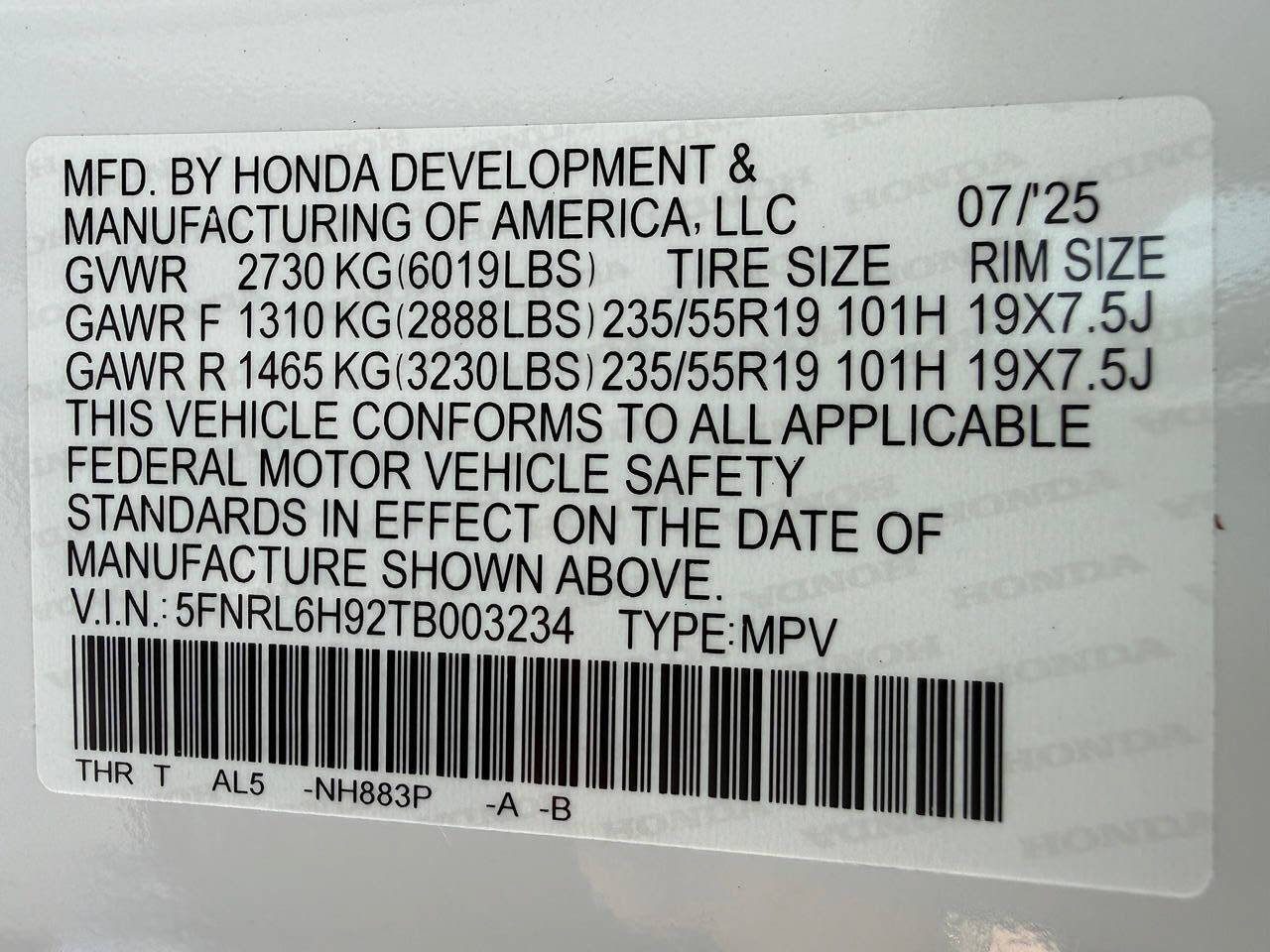 Used 2026 Honda Odyssey Elite image 52
