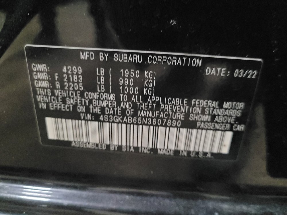 Used 2022 Subaru Impreza 2.0i image 33