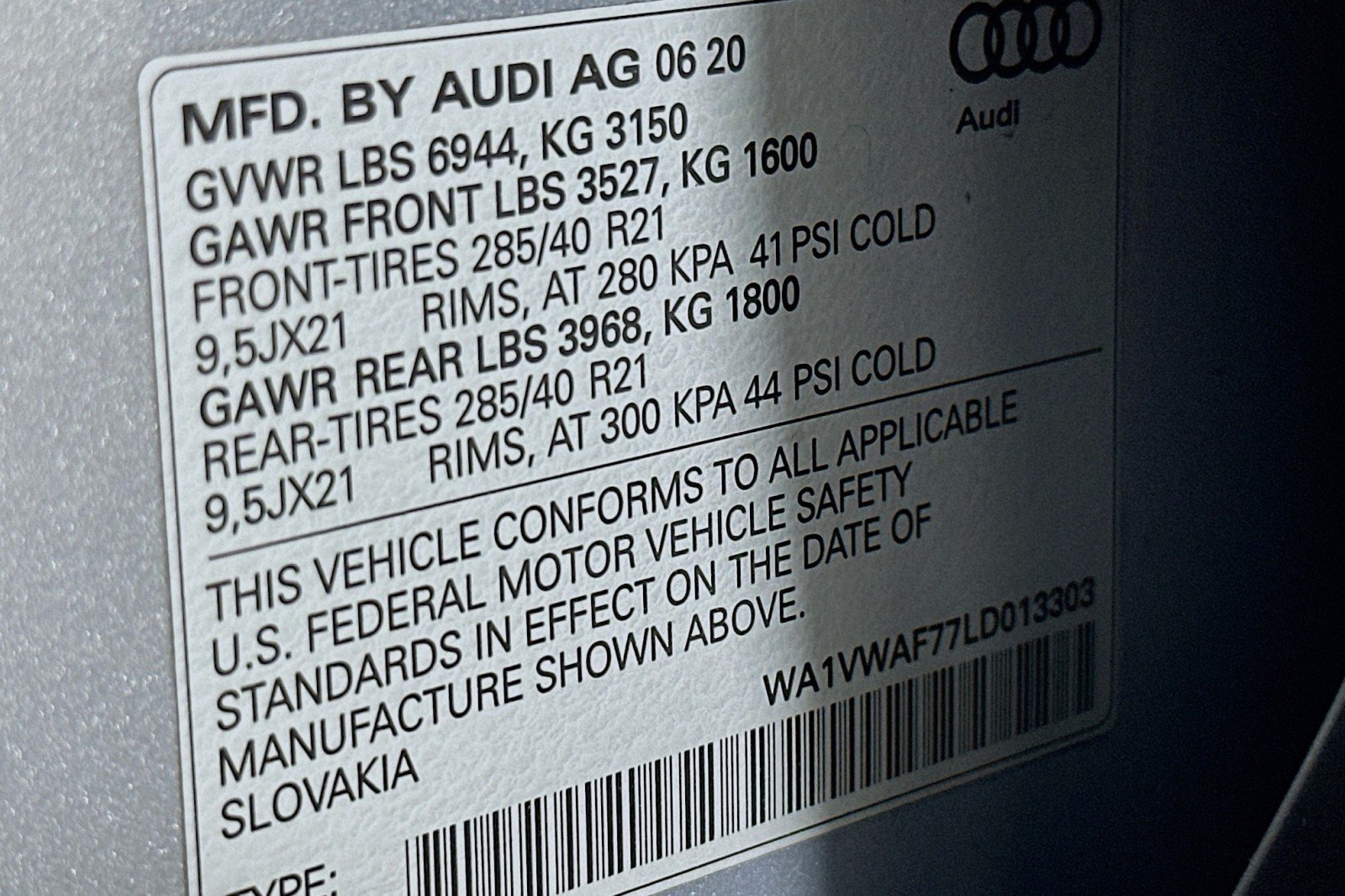 Used 2020 Audi SQ7 Prestige w/ Prestige Package AWD/4WD image 25
