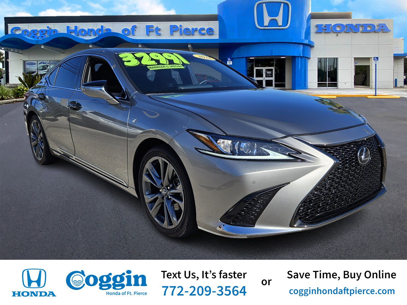 Used 2021 Lexus ES 350 F Sport w/ Accessory Package 2