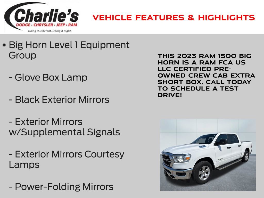 Certified 2023 RAM 1500 Big Horn image 19