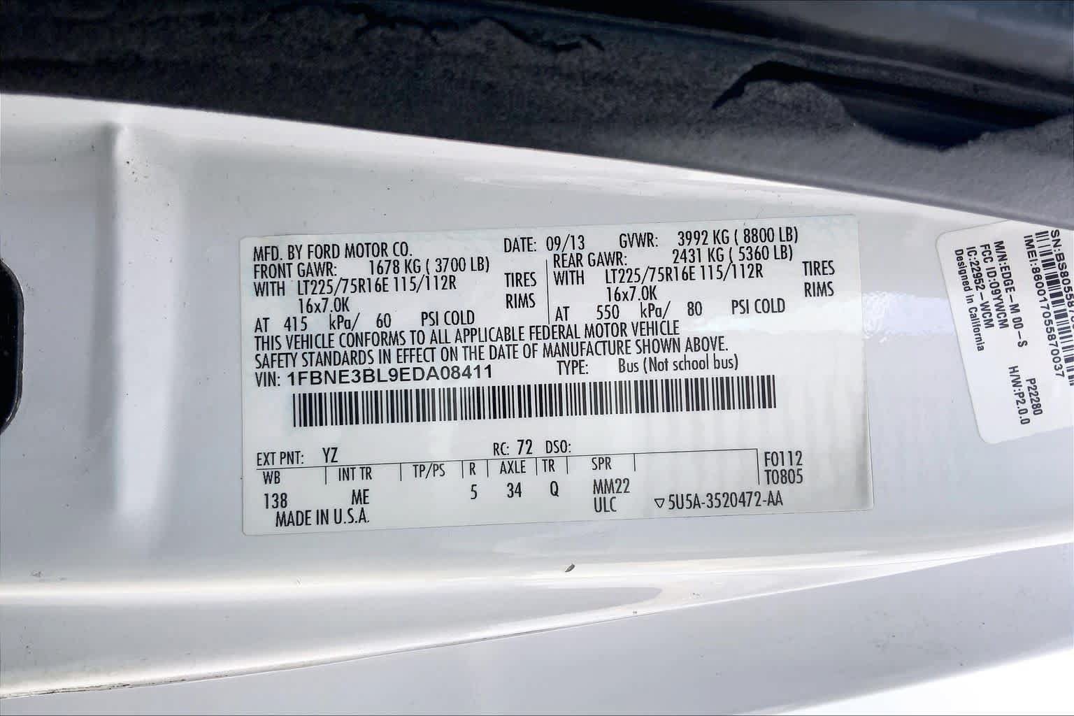 Used 2014 Ford E-350 and Econoline 350 XLT RWD image 34