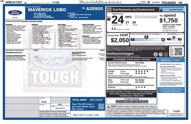 New 2026 Ford Maverick Lobo AWD/4WD image 25