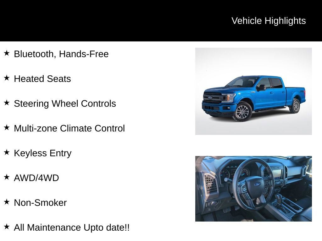 Certified 2020 Ford F150 XLT w/ Equipment Group 302A Luxury image 21
