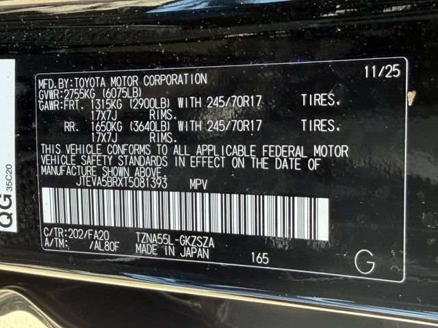 Certified 2026 Toyota 4Runner SR5 AWD/4WD image 27