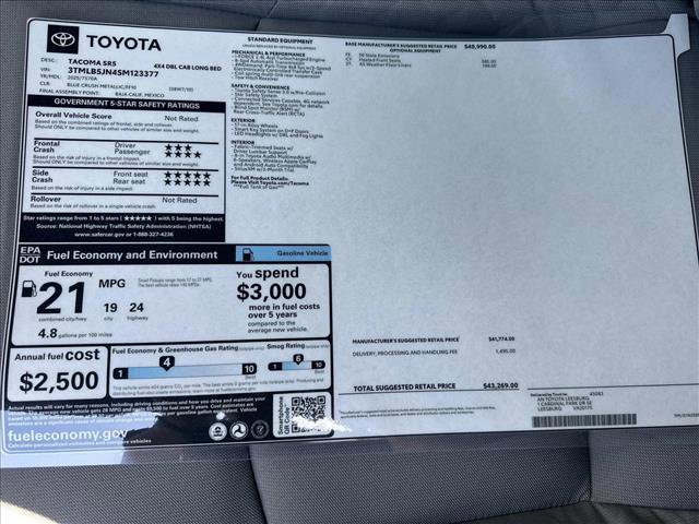New 2025 Toyota Tacoma SR5 image 18