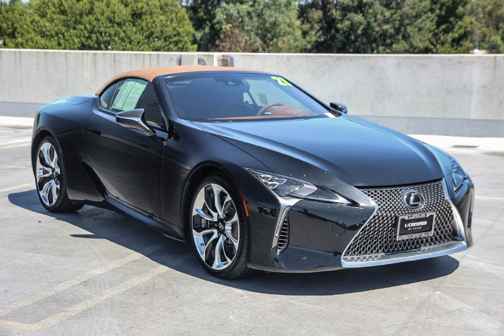 Certified 2021 Lexus LC 500 Convertible w/ Touring Package RWD image 3