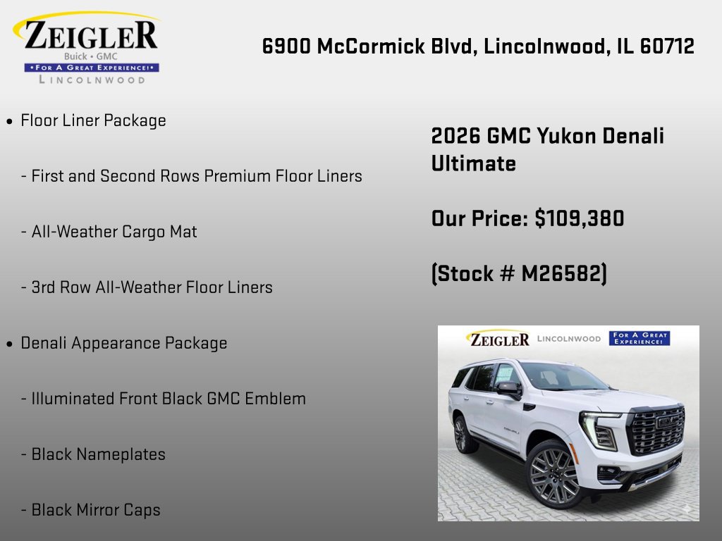 New 2026 GMC Yukon Denali Ultimate AWD/4WD image 6
