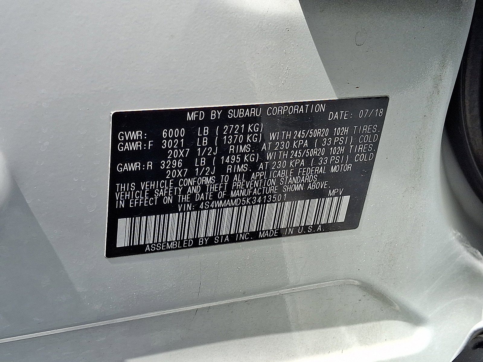 Used 2019 Subaru Ascent Limited AWD/4WD image 27