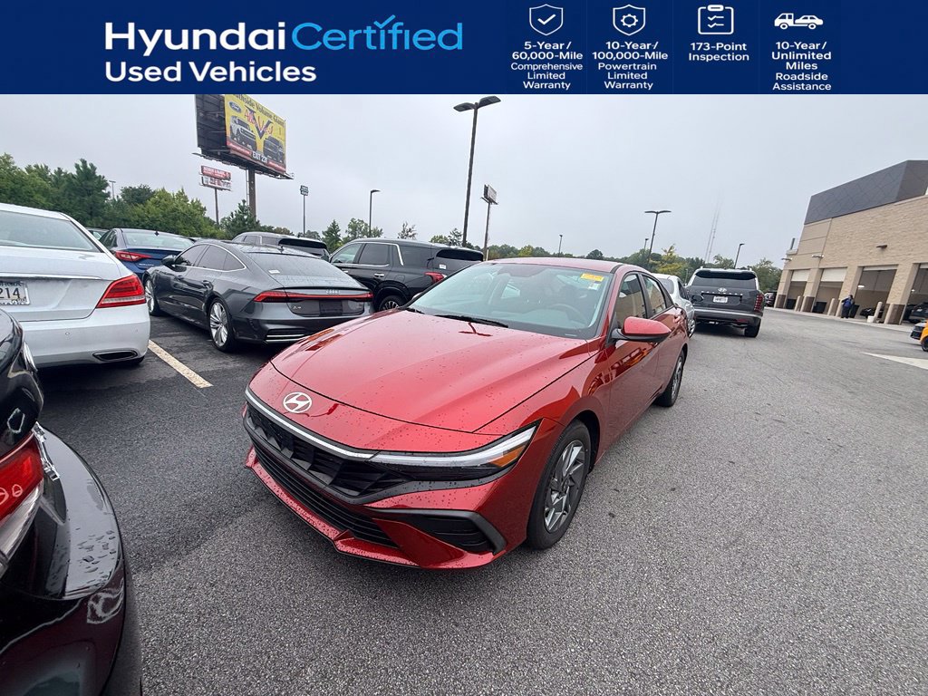 Certified 2024 Hyundai Elantra Blue FWD image 1