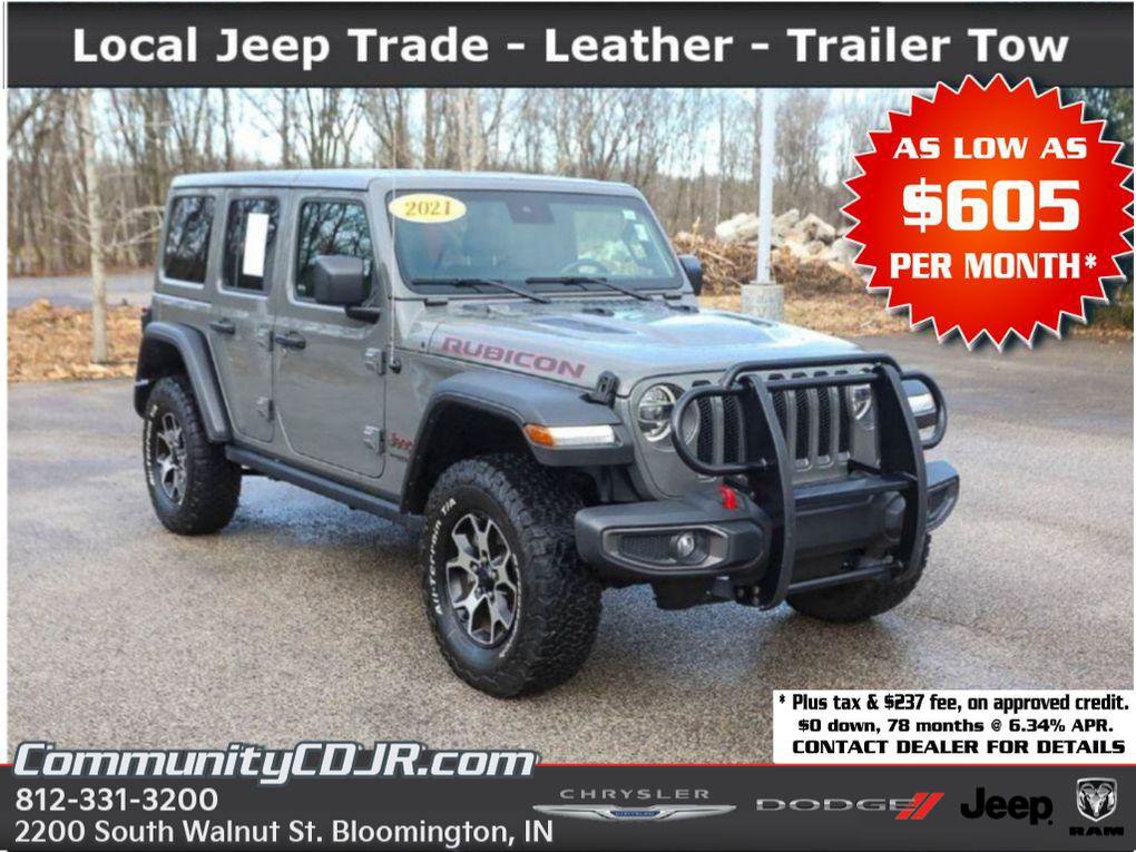 Used 2021 Jeep Wrangler Unlimited Rubicon