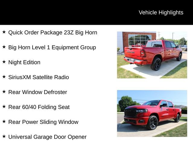 New 2026 RAM 1500 Big Horn w/ Night Edition AWD/4WD image 3