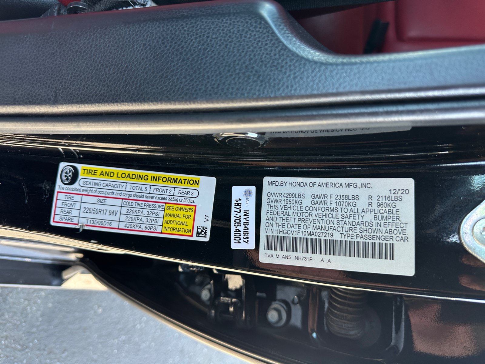 Used 2021 Honda Accord LX image 32
