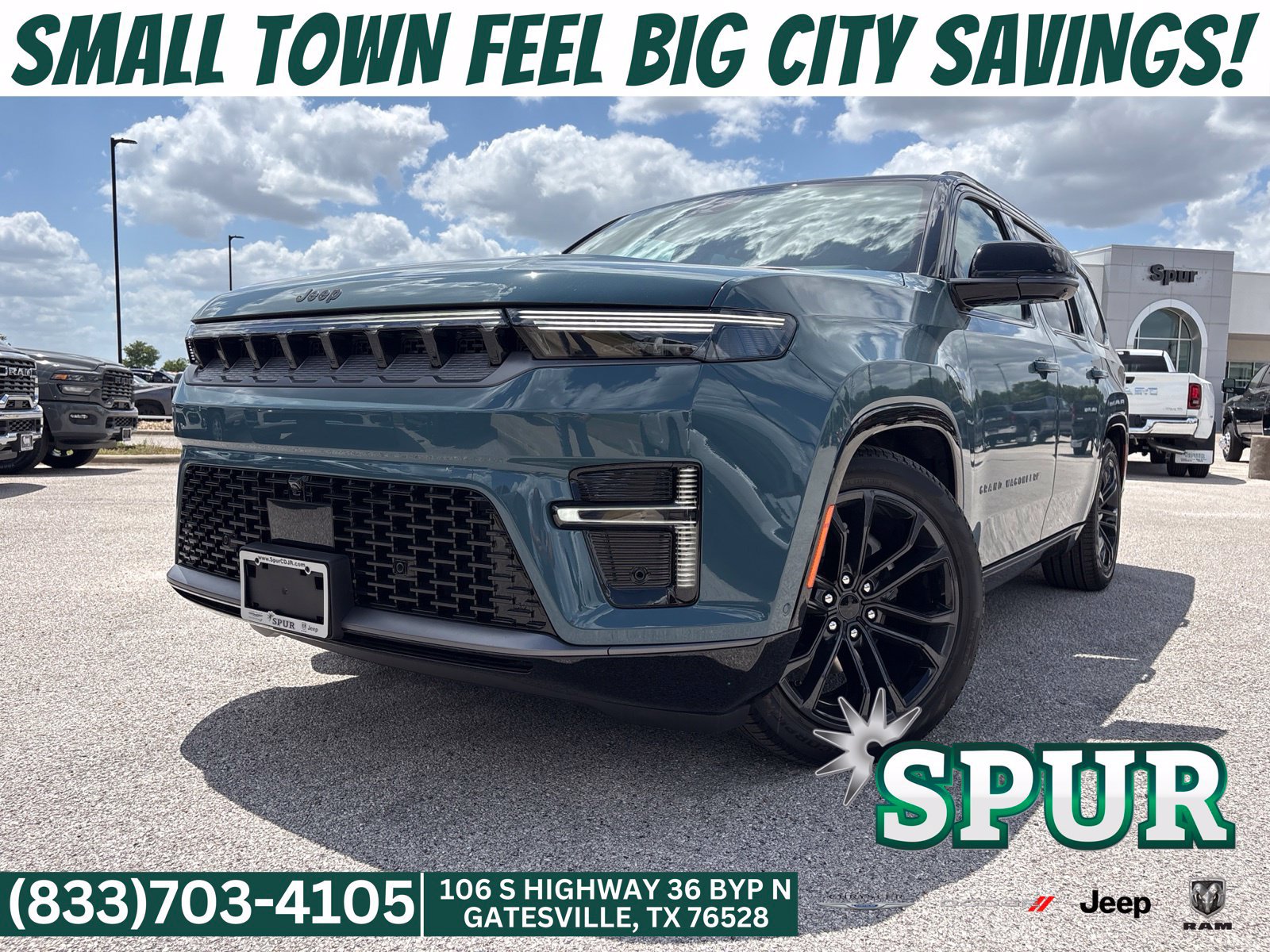 New 2026 Jeep Grand Wagoneer Summit w/ Rear Seat Video Group I