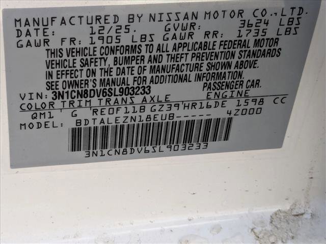 New 2025 Nissan Versa S image 16