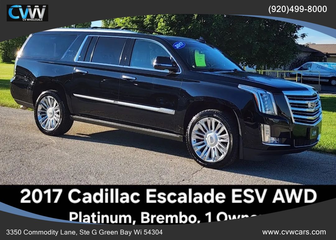 Used 2017 Cadillac Escalade ESV Platinum