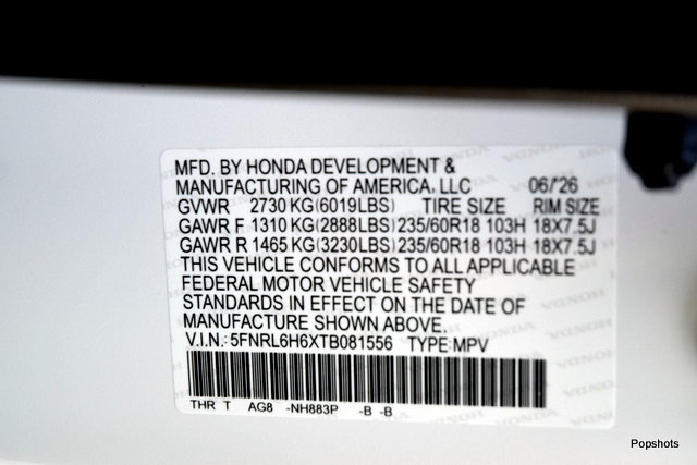 New 2026 Honda Odyssey EX-L image 19