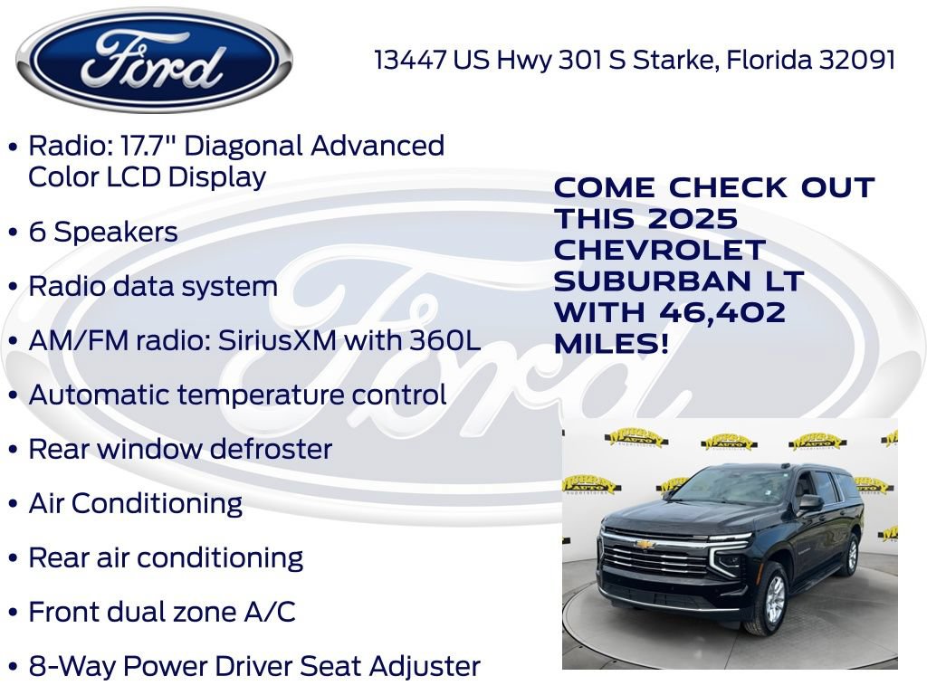 Used 2025 Chevrolet Suburban LT RWD image 27