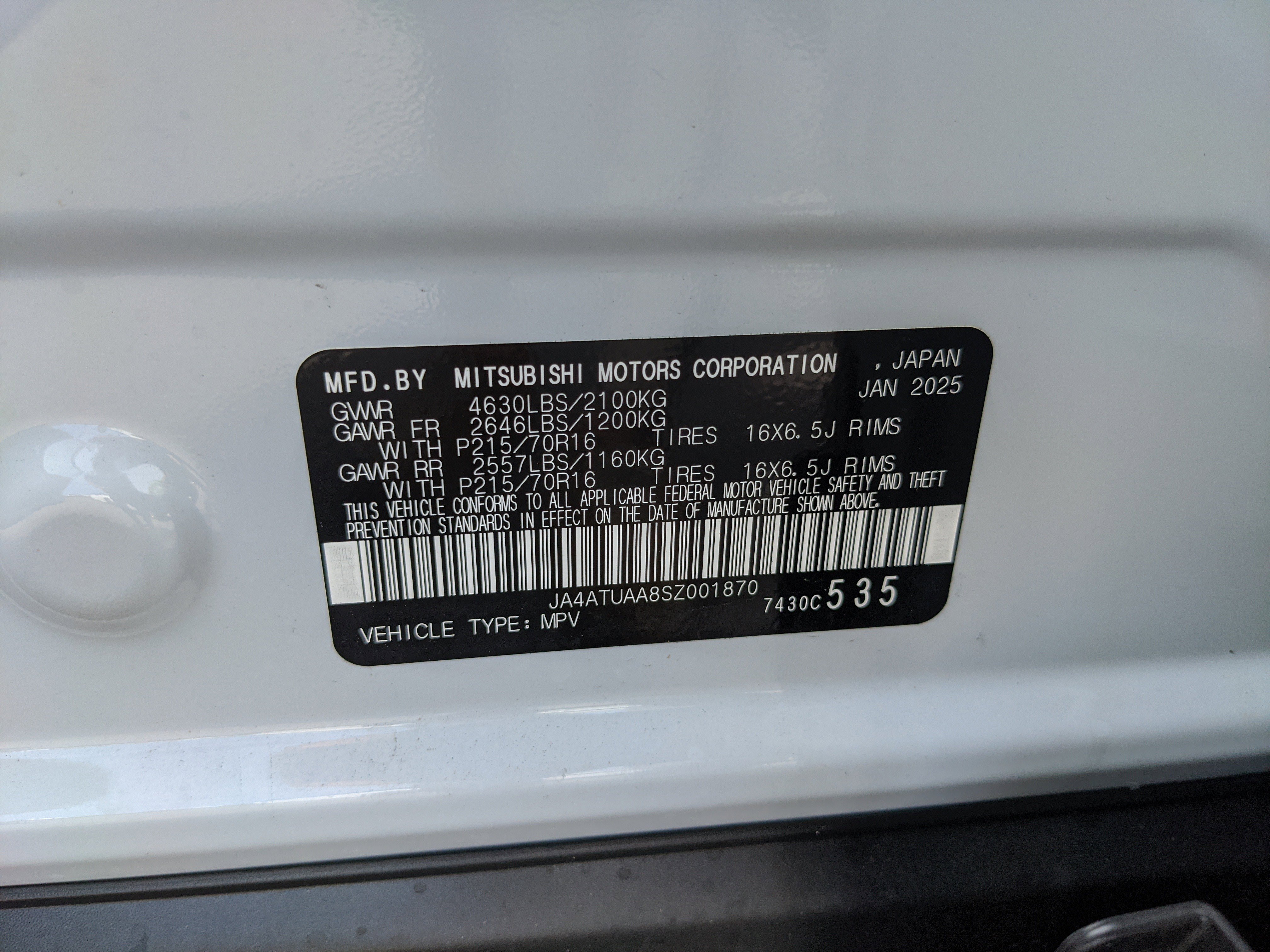 Used 2025 Mitsubishi Eclipse Cross ES image 35