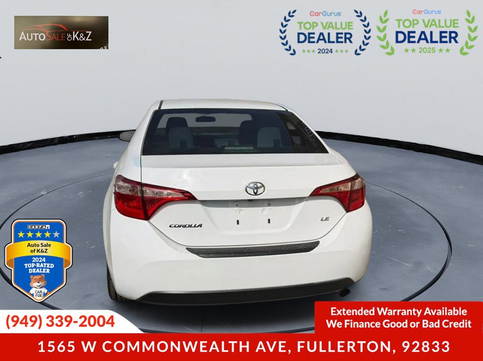 Used 2017 Toyota Corolla LE w/ Carpet Mat Package (TMS) FWD image 6