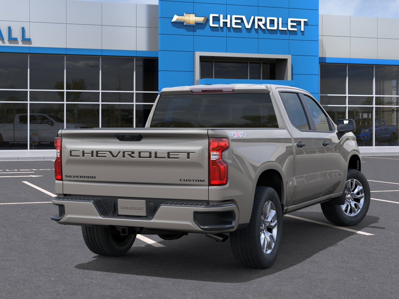 New 2026 Chevrolet Silverado 1500 Custom w/ LPO, Dark Essentials Package AWD/4WD image 4