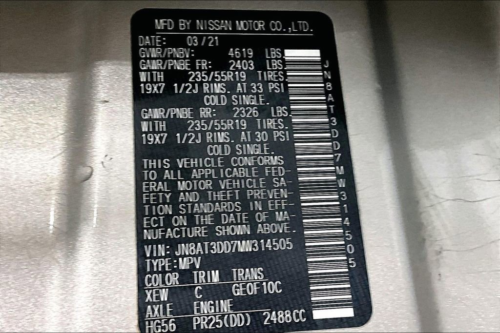 Used 2021 Nissan Rogue Platinum AWD/4WD image 41