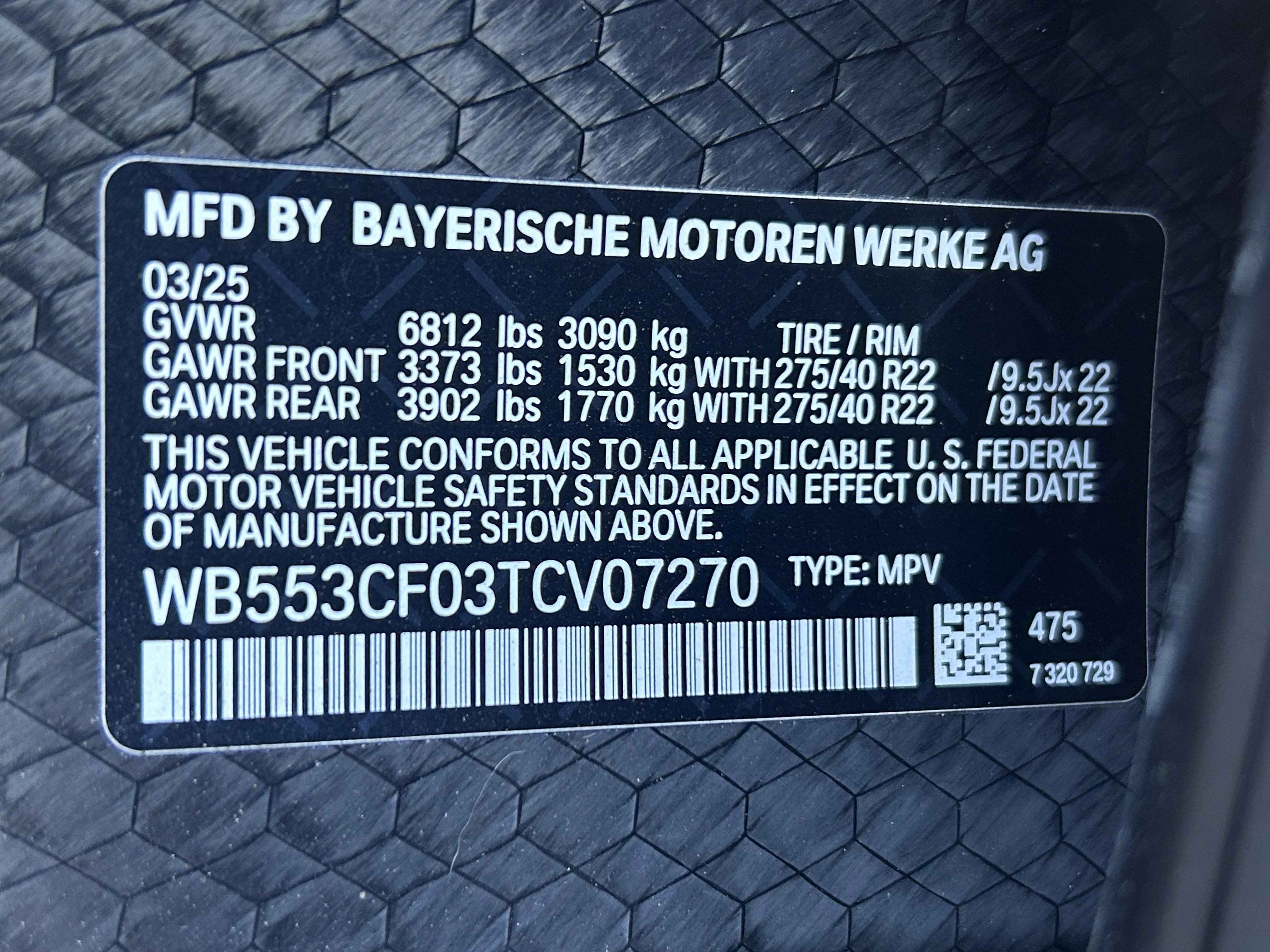 Used 2026 BMW iX xDrive60 w/ M Sport Package image 34