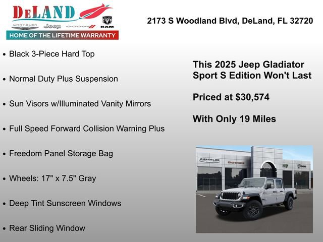 New 2025 Jeep Gladiator Sport image 24