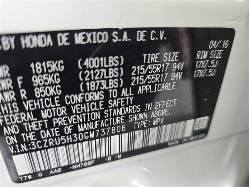 Used 2016 Honda HR-V LX image 27