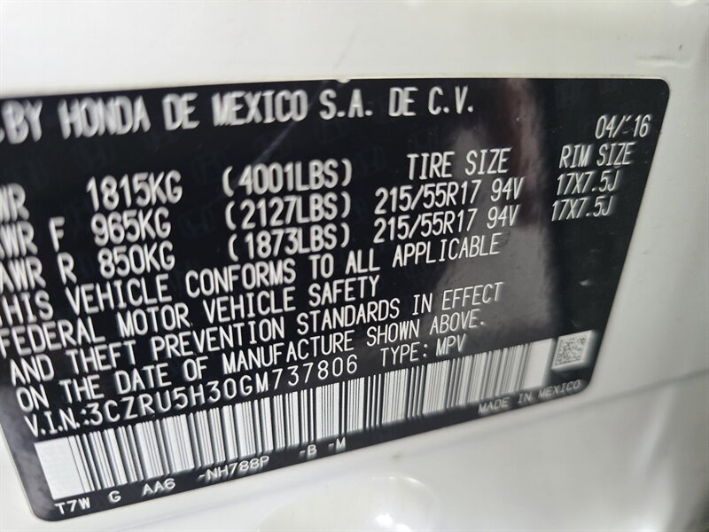 Used 2016 Honda HR-V LX image 27