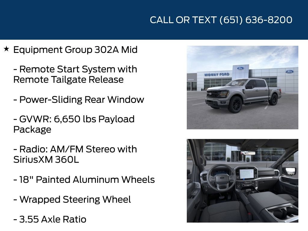 New 2026 Ford F150 XLT w/ Equipment Group 302A MID image 20