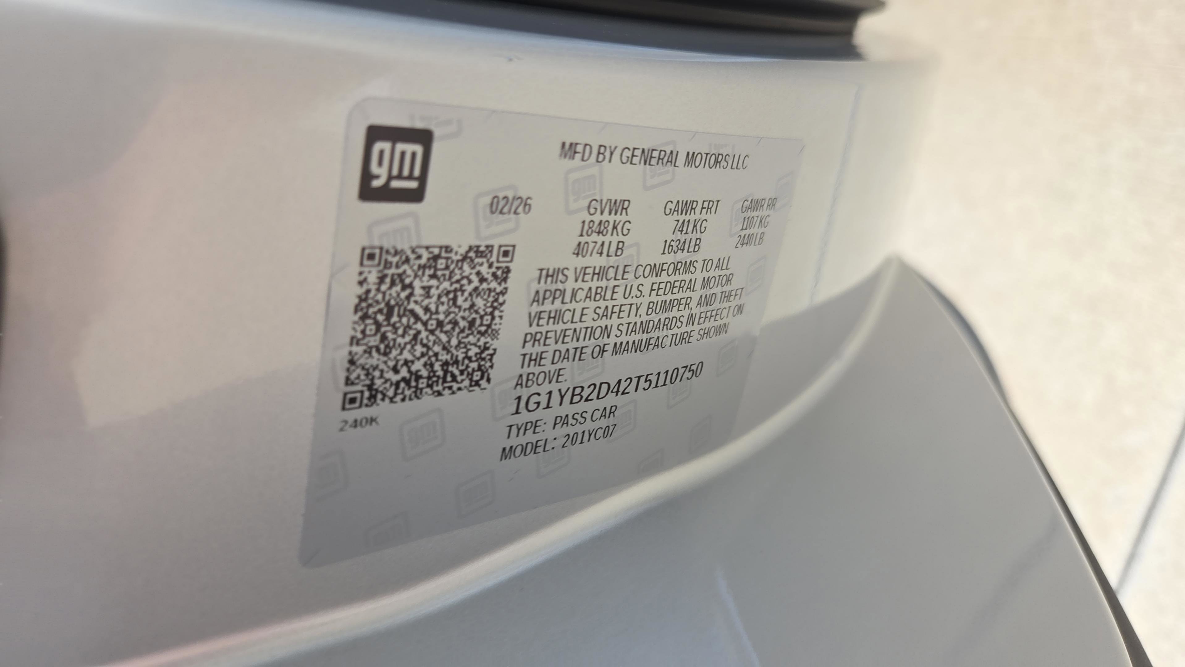 New 2026 Chevrolet Corvette Stingray Preferred Cpe w/ Z51 Performance Package image 27