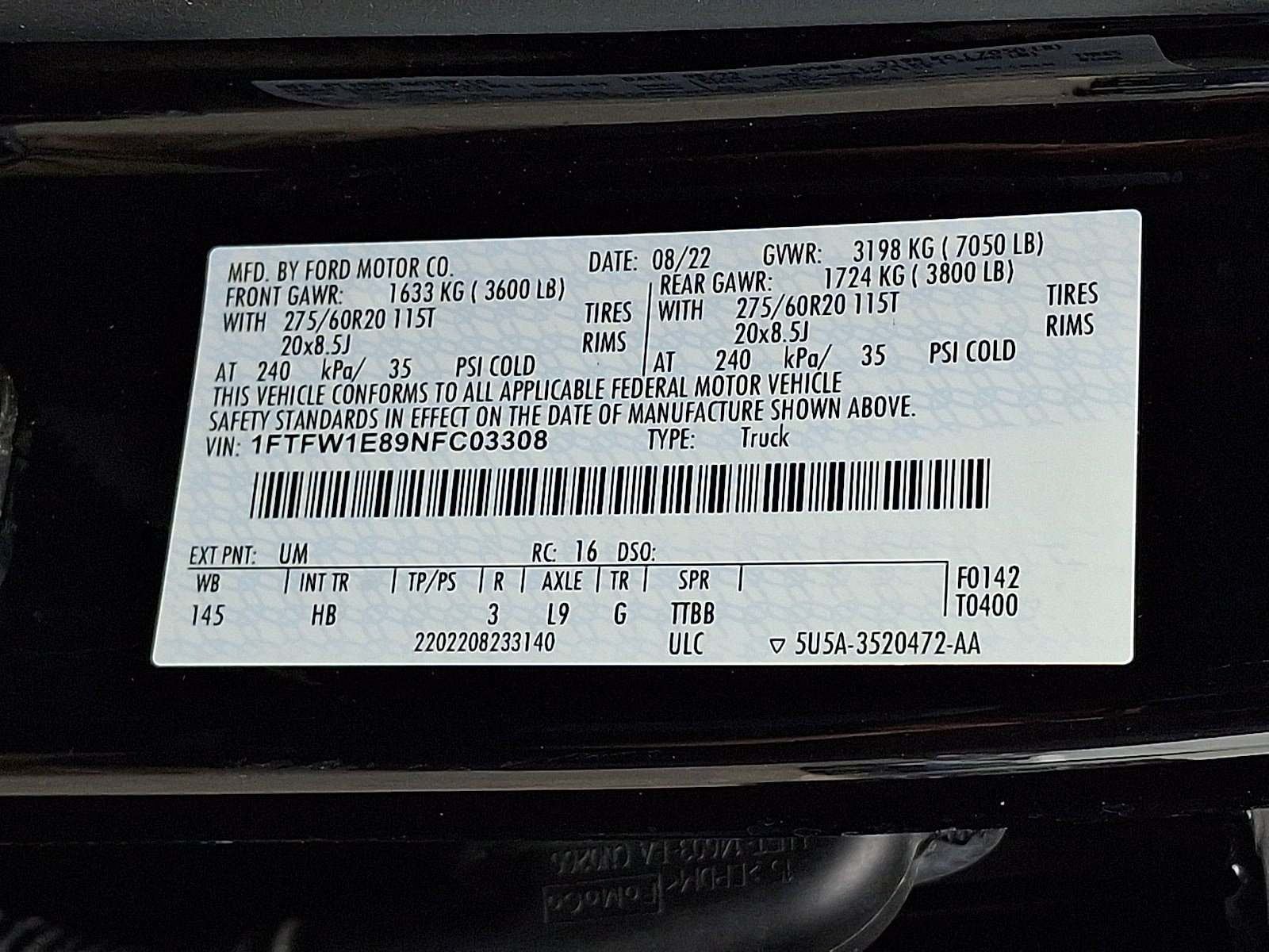 Used 2022 Ford F150 Lariat w/ Equipment Group 502A High AWD/4WD image 28