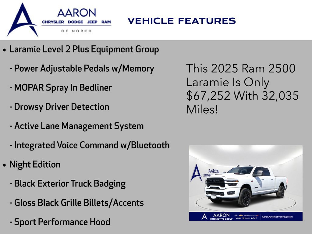 Used 2025 RAM 2500 Laramie AWD/4WD image 29