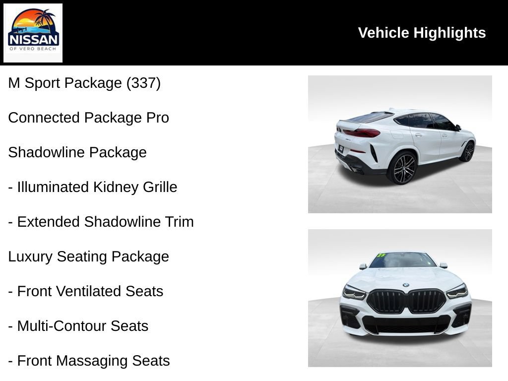 Used 2023 BMW X6 xDrive40i w/ M Sport Package AWD/4WD image 19