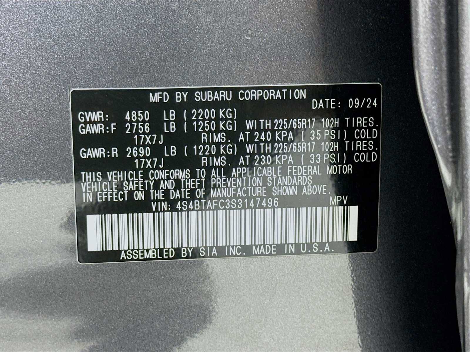 Used 2025 Subaru Outback Premium image 30