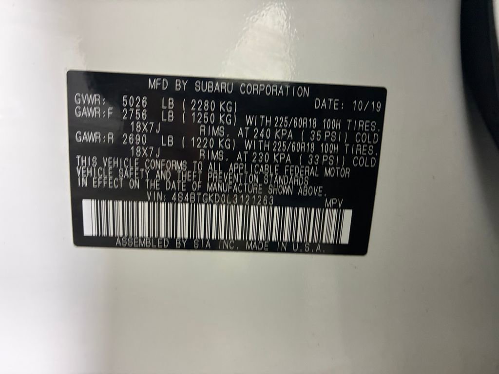 Used 2020 Subaru Outback Onyx Edition XT w/ Popular Package #2 image 18