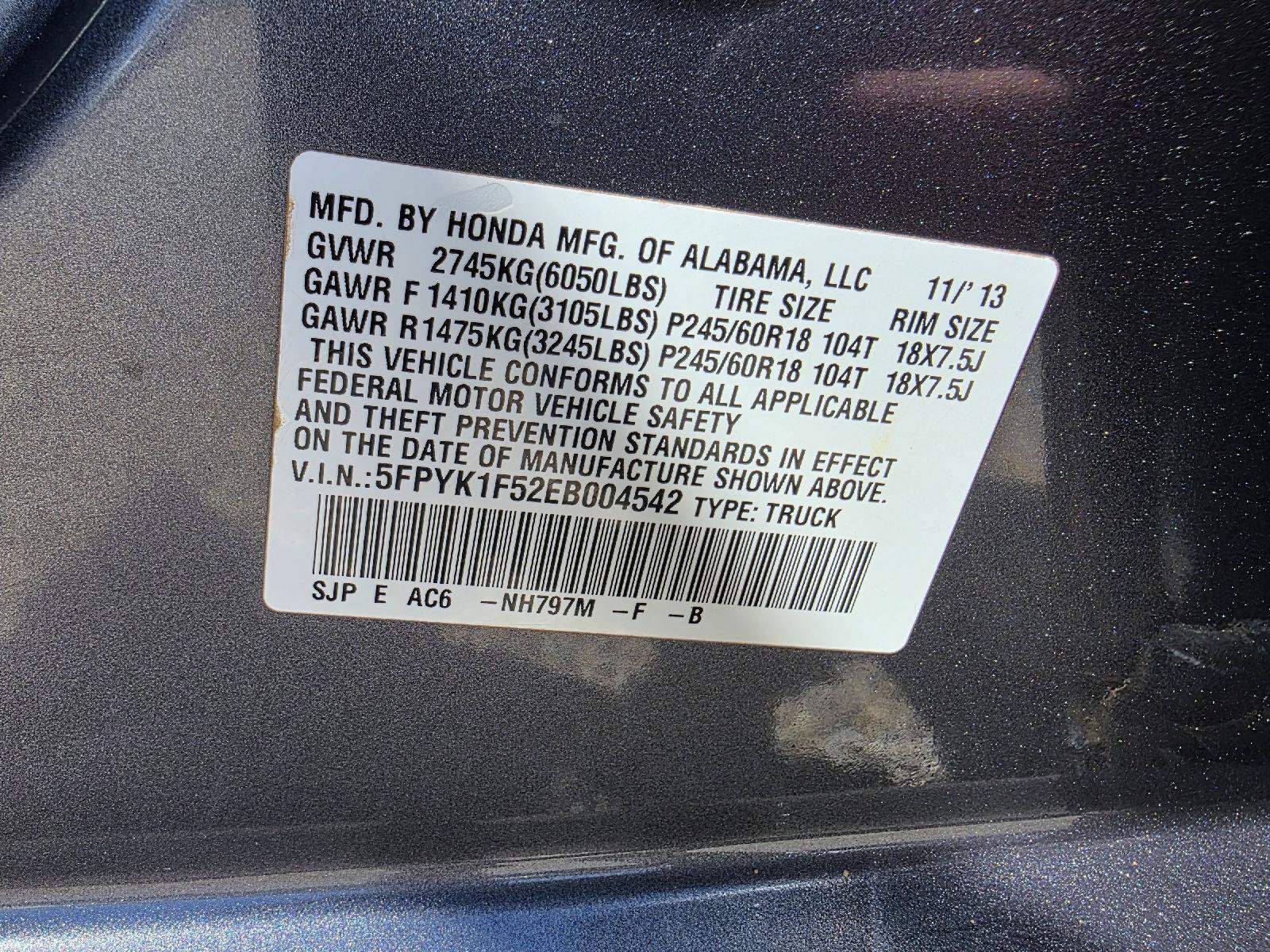 Used 2014 Honda Ridgeline RTL image 18