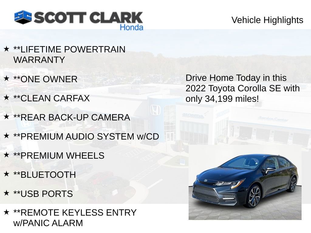 Used 2022 Toyota Corolla SE image 11